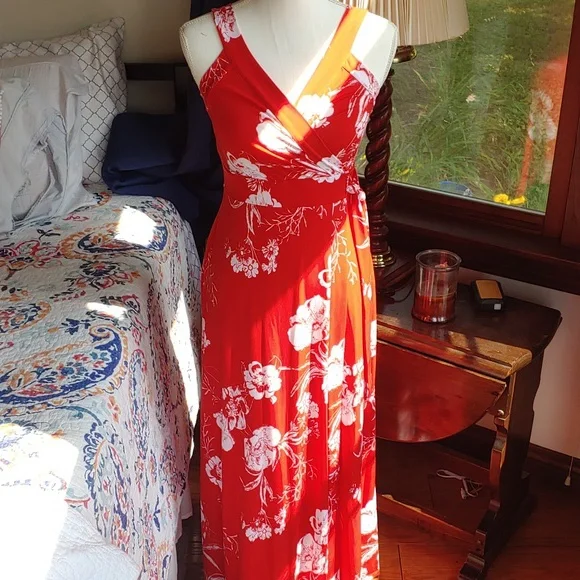 Market & Spruce | Dresses | Stitch Fix Market Spruce Maxi Dress Red Small  Petite | Poshmark